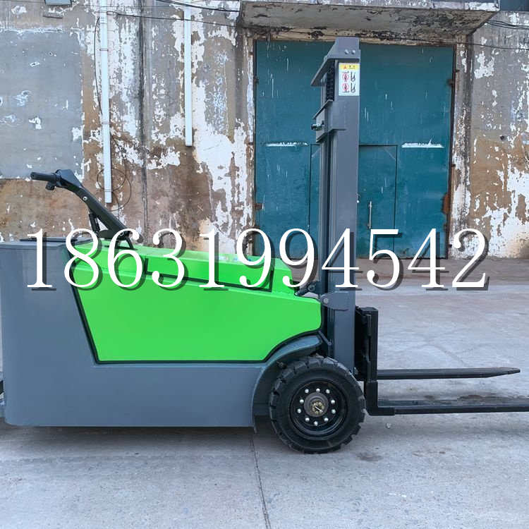 嘉祥县小型电动叉车1吨2吨步行站驾式电瓶堆高充电装卸车液压升降车铲车